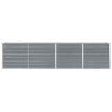 Verhoogd Tuinbed 320x40x77 cm Gegalvaniseerd Staal Grijs - 34% Korting!