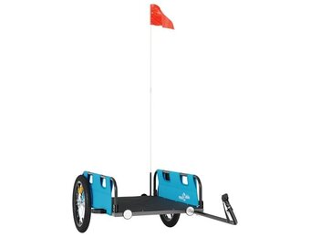 vidaXL Fietstrailer Blauw - Sterk & Waterbestendig (34% Korting)