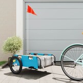 vidaXL Fietstrailer Blauw - Sterk & Waterbestendig (34% Korting)