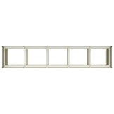 vidaXL Verhoogde Plantenbak 200x40x80 cm - Koudgewalst Staal Wit - 35% Korting
