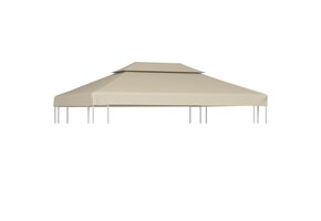 Beige Prieeldoek 3x4m 310 g/m² - 41% Korting!