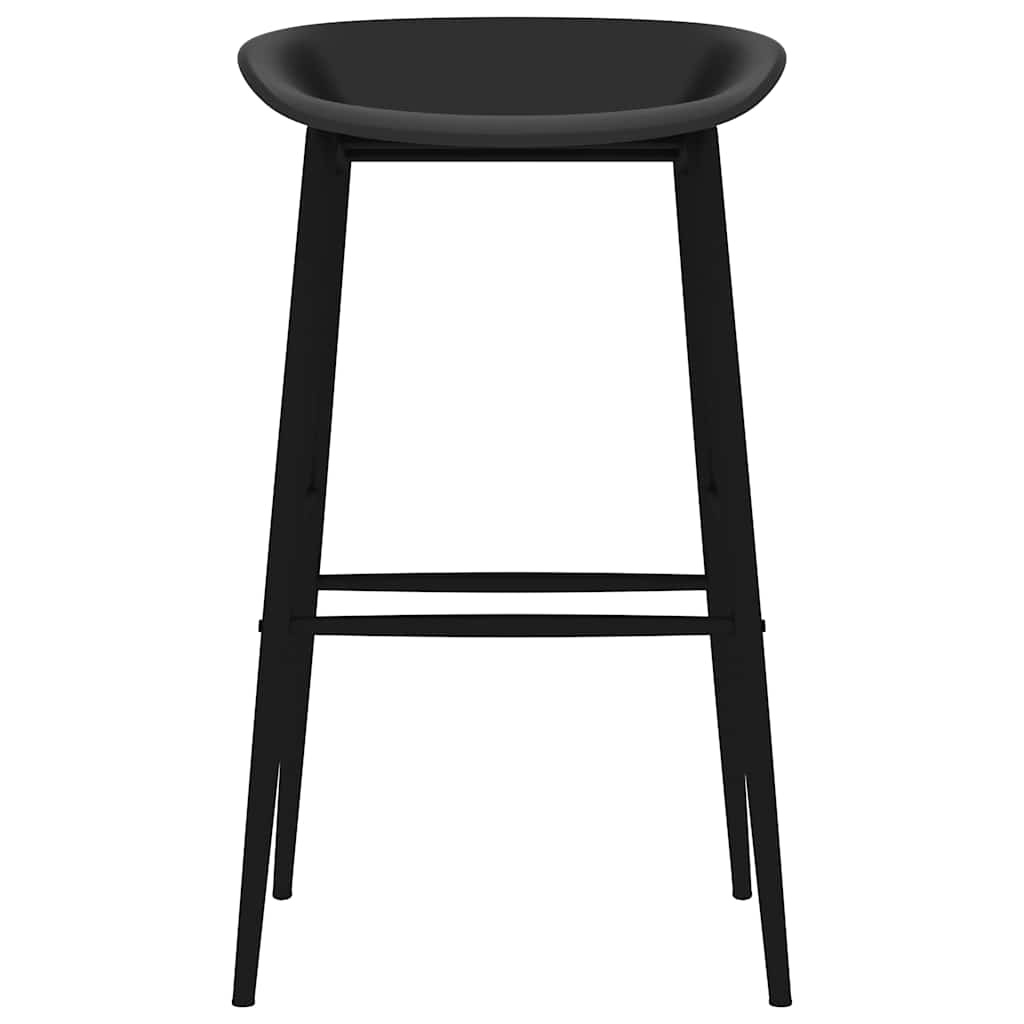 Set van 2 Zwarte Barstoelen met 30% Korting