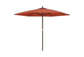 VidaXL Parasol Terracottakleur 299x240 cm - 35% Korting