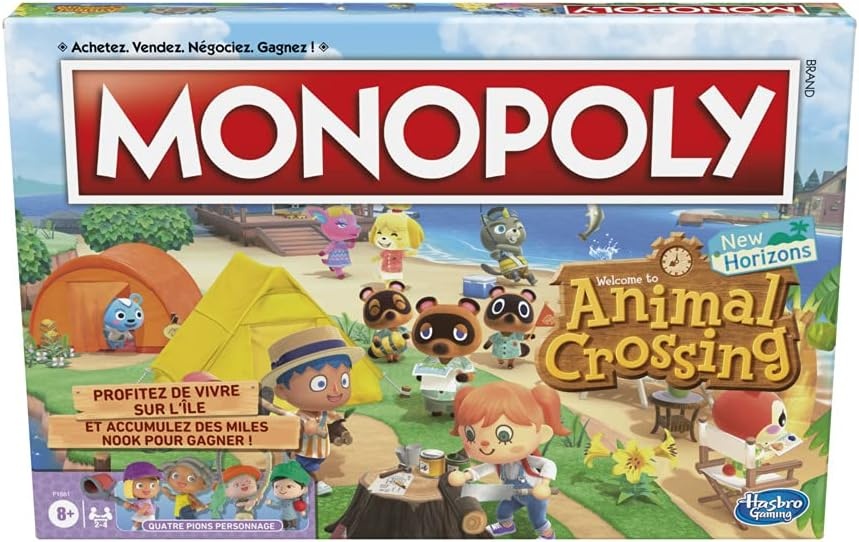 Monopoly Animal Crossing: 53% Korting voor Kinderen vanaf 8 jaar (Frans)