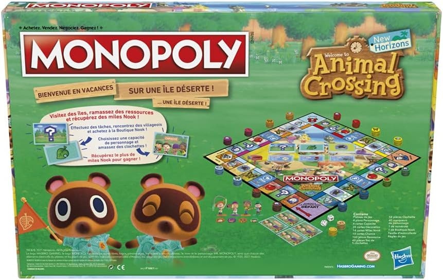 Monopoly Animal Crossing: 53% Korting voor Kinderen vanaf 8 jaar (Frans)