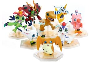 Digimon Adventure Actiefiguren Set van 8 - 5 cm, 43% Korting