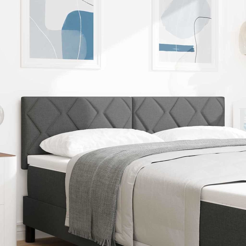 vidaXL Donkergrijs Stoffen Hoofdbord 80 cm - Nu met 34% korting