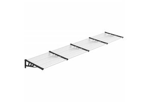 VidaXL Deurluifel 396x90cm Polycarbonaat - Nu 35% Korting!