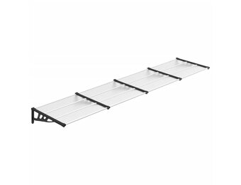 VidaXL Deurluifel 396x90cm Polycarbonaat - Nu 35% Korting!