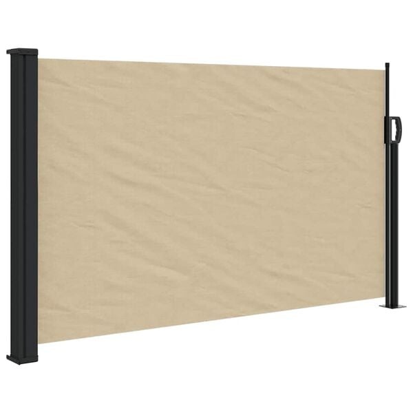 Uittrekbaar Windscherm 120x500 cm Beige - 34% Korting