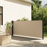 Uittrekbaar Windscherm 120x500 cm Beige - 34% Korting