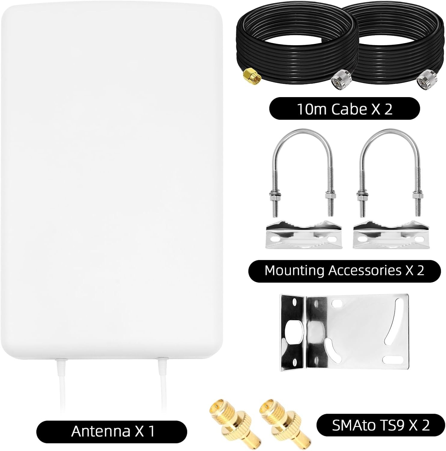 5G/4G LTE Buitenantenne Signaalversterker - 18dBi - 58% Korting