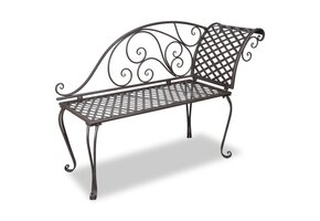 vidaXL Chaise longue 128 cm Antiekbruin - 34% Korting!
