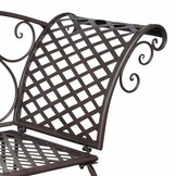 vidaXL Chaise longue 128 cm Antiekbruin - 34% Korting!