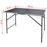 3 Inklapbare Behangtafels - vidaXL - 34% Korting