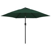Parasol Groen 3m Stalen Paal - 34% Korting