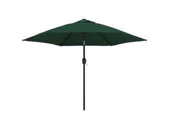 Parasol Groen 3m Stalen Paal - 34% Korting