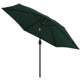 Parasol Groen 3m Stalen Paal - 34% Korting