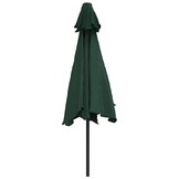 Parasol Groen 3m Stalen Paal - 34% Korting