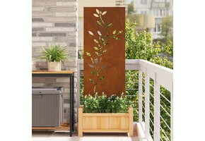 Roestig Tuindecoratie Paneel 50x140cm - Cortenstaal (34% Korting)
