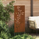 Roestig Tuindecoratie Paneel 50x140cm - Cortenstaal (34% Korting)