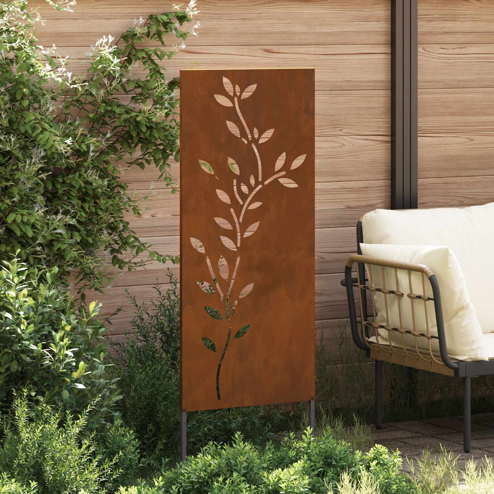 Roestig Tuindecoratie Paneel 50x140cm - Cortenstaal (34% Korting)