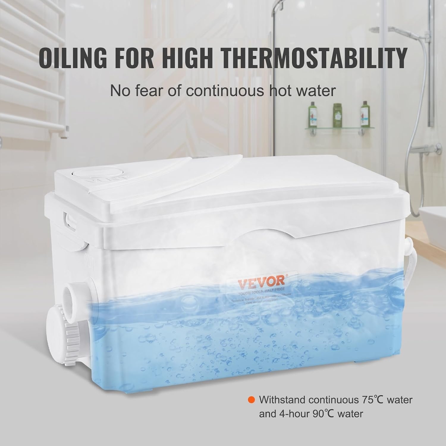 Hakpomp Afvalwater 350W, 6000 l/u, 7m Opvoerhoogte - 54% Korting!