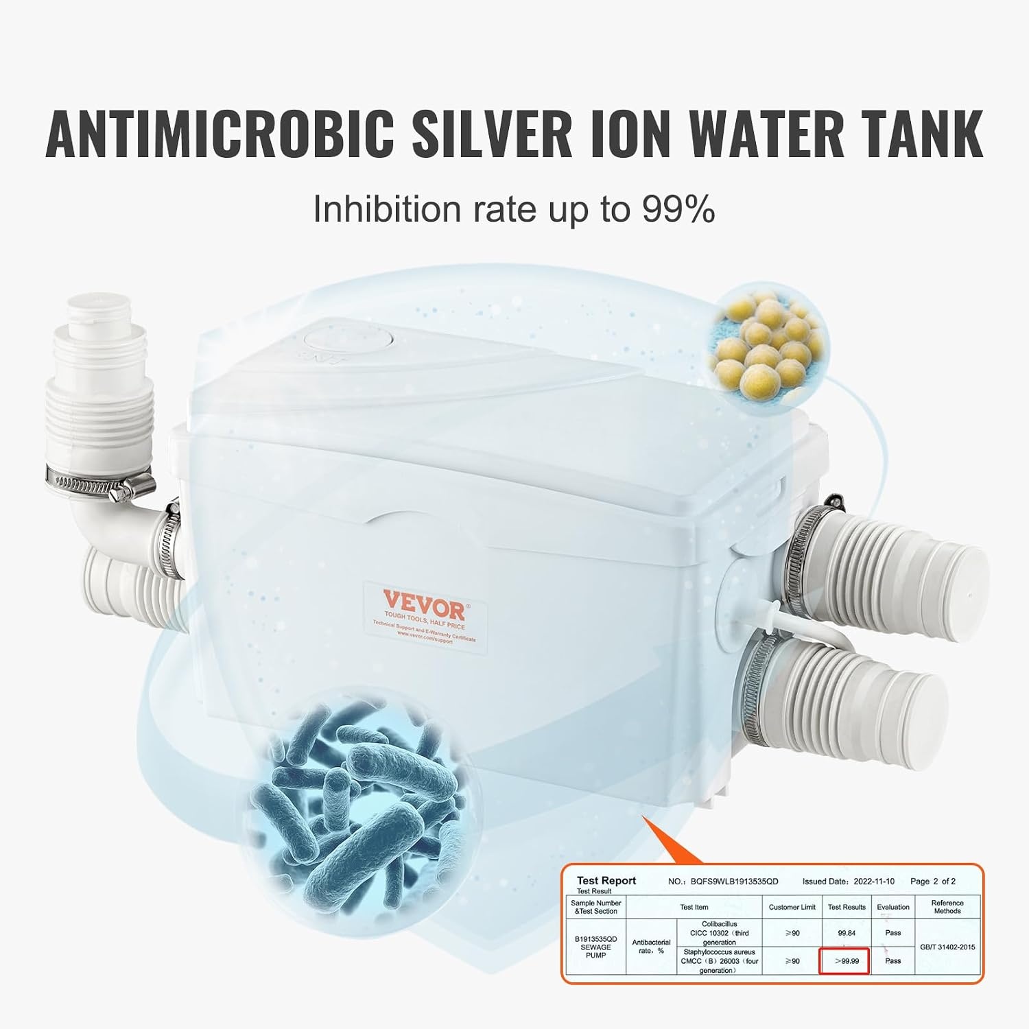 Hakpomp Afvalwater 350W, 6000 l/u, 7m Opvoerhoogte - 54% Korting!