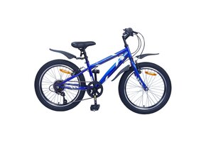 Kinderfiets 24" Donkerblauw - 6 Versnellingen | 8-12 Jaar | 55% Korting