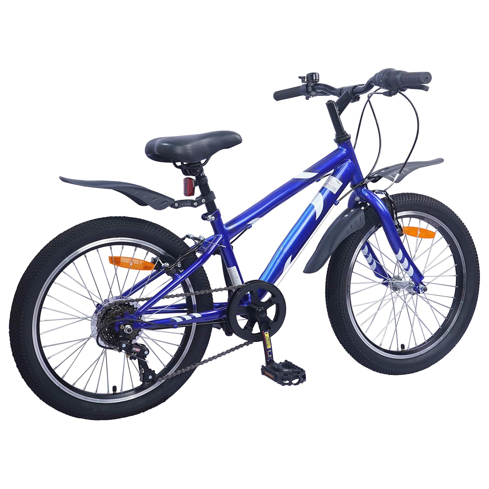Kinderfiets 24" Donkerblauw - 6 Versnellingen | 8-12 Jaar | 55% Korting