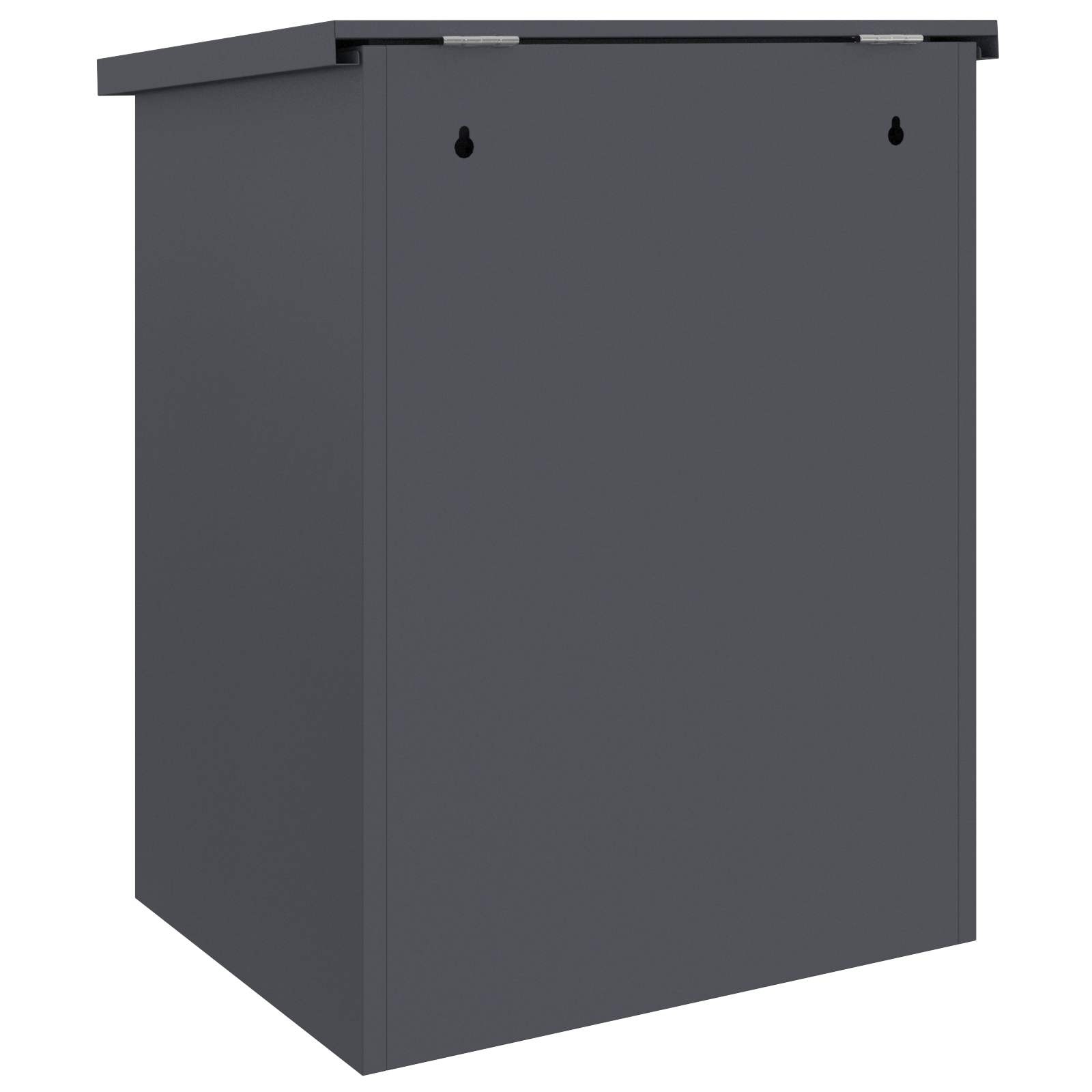 vidaXL Pakket inwerp box Antraciet 44 x 35 x 59 cm Staal