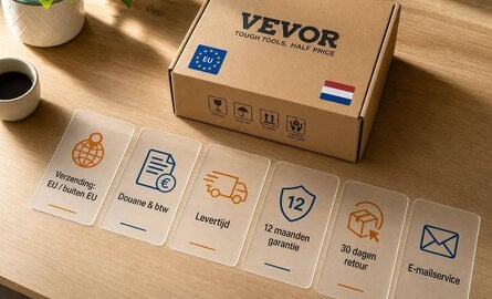 Vevor in Nederland: herkomst, garantie, douane en service uitgelegd