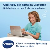 VTech Genio leerlaptop XL - leercomputer met groot 7" LCD-scherm met internettoegang, tekstprogramma en veel leerinhoud - voor kinderen van 5-12 jaar, grijs