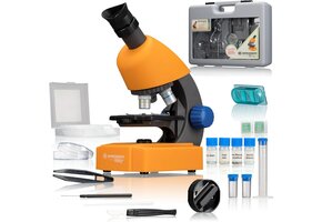 Kinder Microscoop 40x-640x met 34% Korting | Compleet met Koffer