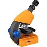 Bresser Junior Microscope Set with Accessories and Transport Case | Lighting, Dimmable LED, 5 preparations and 7 slides, Artemia grow kit, Battery operated, Hard case