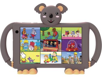 Logicom - Leertablet met touchscreen voor kinderen - LOGIKIDS 7-7" scherm - Kinderen van 3 tot 8 jaar - Batterij 3000 mAh - Android 13-2 GB RAM - Zwart