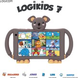 Logicom - Leertablet met touchscreen voor kinderen - LOGIKIDS 7-7" scherm - Kinderen van 3 tot 8 jaar - Batterij 3000 mAh - Android 13-2 GB RAM - Zwart