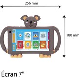 Logicom - Leertablet met touchscreen voor kinderen - LOGIKIDS 7-7" scherm - Kinderen van 3 tot 8 jaar - Batterij 3000 mAh - Android 13-2 GB RAM - Zwart