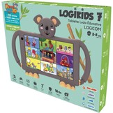 Logicom - Leertablet met touchscreen voor kinderen - LOGIKIDS 7-7" scherm - Kinderen van 3 tot 8 jaar - Batterij 3000 mAh - Android 13-2 GB RAM - Zwart
