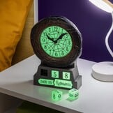 Paladone Nightmare Before Christmas Countdown Alarm Clock - Officially Licensed Disney Merchandise, Glow in The Dark Festive Decoration for Halloween and Christmas, Creepy Home Decoration
