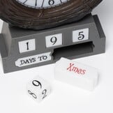 Paladone Nightmare Before Christmas Countdown Alarm Clock - Officially Licensed Disney Merchandise, Glow in The Dark Festive Decoration for Halloween and Christmas, Creepy Home Decoration