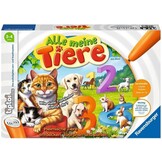 Ravensburger 776 tiptoi Al mijn dieren spel, vanaf 3 jaar, leren spelenderwijs de cijfers van 1 tot 10 met behulp van lokale dieren