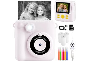 Digitale Instant Camera Kinderen - 45% Korting | 1080p HD, 32GB