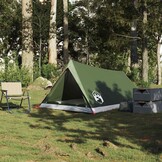 vidaXL Tent 2-persoons waterdicht olijfgroen