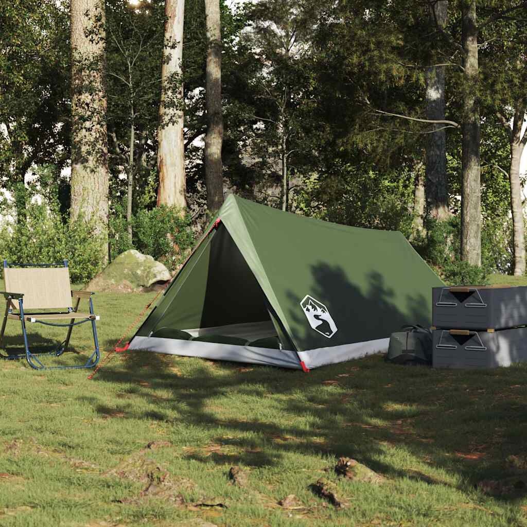 vidaXL Tent 2-persoons waterdicht olijfgroen