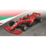 JAMARA 403007 Ferrari SF 1000 1:16, 2,4 GHz bouwpakket-onderdelen worden geplaatst, geen gereedschap of lijm nodig, detailgetrouw interieur, deuren handmatig openen, rood