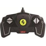 JAMARA 403007 Ferrari SF 1000 1:16, 2,4 GHz bouwpakket-onderdelen worden geplaatst, geen gereedschap of lijm nodig, detailgetrouw interieur, deuren handmatig openen, rood