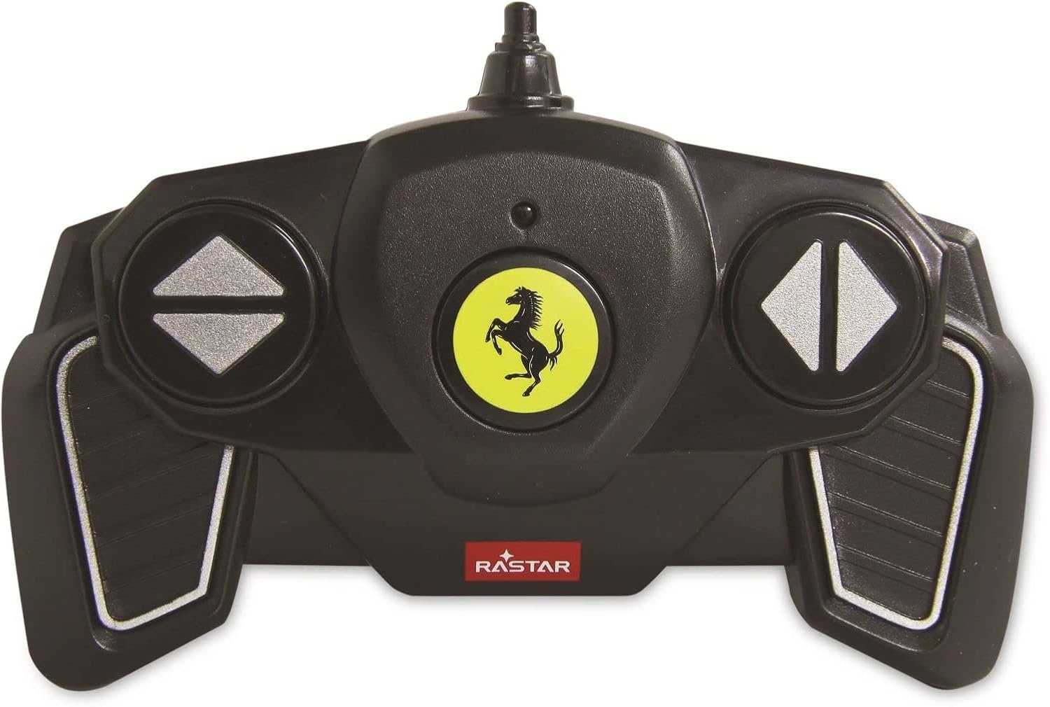 JAMARA 403007 Ferrari SF 1000 1:16, 2,4 GHz bouwpakket-onderdelen worden geplaatst, geen gereedschap of lijm nodig, detailgetrouw interieur, deuren handmatig openen, rood
