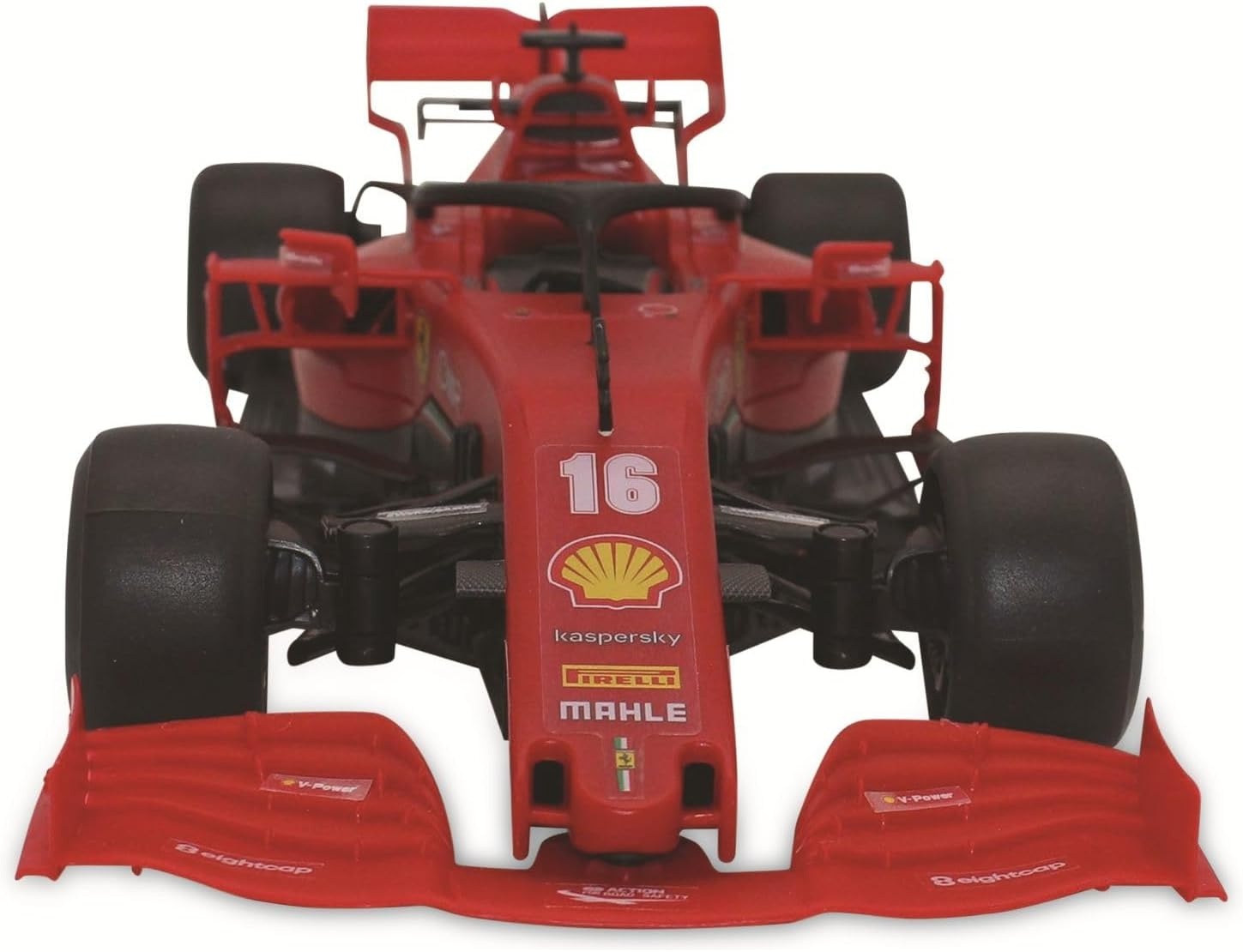 JAMARA 403007 Ferrari SF 1000 1:16, 2,4 GHz bouwpakket-onderdelen worden geplaatst, geen gereedschap of lijm nodig, detailgetrouw interieur, deuren handmatig openen, rood