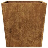 vidaXL Plantenbakken 2 st 50x50x50 cm weervast staal